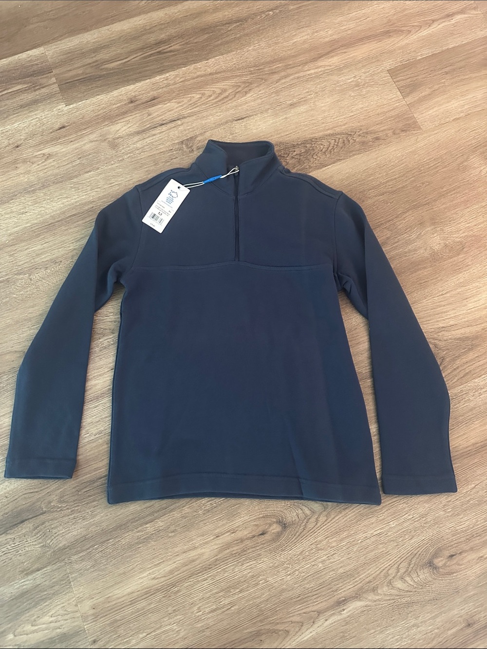 Southern Tide Boys Quarter-Zip Pullover Sweater - Navy-medium 8/10